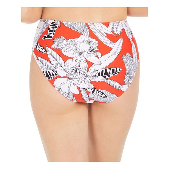 RACHEL RACHEL ROY Women's Red Island Getaway High Waisted Swimsuit Bottom XL - Picture 2 of 2